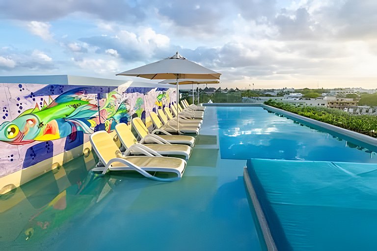 Luxury Anah Playa Spacious & Very Safe Apt