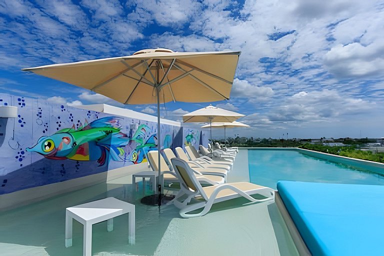 Luxury Anah Playa Spacious & Very Safe Apt