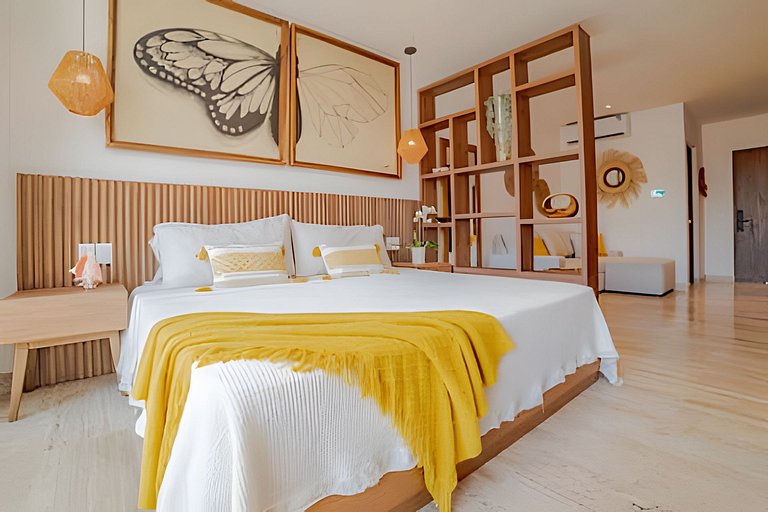 Sophisticated and Elegant Studio Steps from the Sea