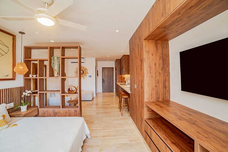 Sophisticated and Elegant Studio Steps from the Sea