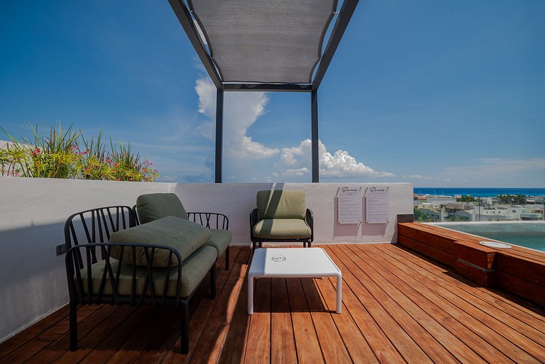 Sophisticated and Elegant Studio Steps from the Sea